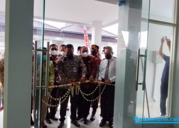 Bupati dan Wakil Bupati Pati Saat Meresmikan Kecamatan Tlogowunggu ( Istimewa I harianmuria.,com )