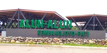 Foto : Alun-alun Kembangjoyo Usai di resmikan Bupati Pati ( Lingkartv I Harianmuria.com )