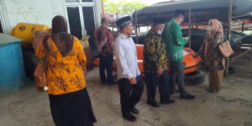 MEMERIKSA : DPRD Pati Komisi D Memeriksa Prahu Karet di BPBD Pati Untuk Kesiapan Bencana ( Istimewa I Harianmuria )