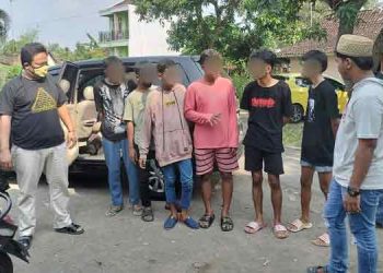 Polres Pati Bekuk Belasan Remaja Genk Motor yang Bawa Senjata Tajam
