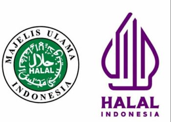 MENERANGKAN: Pergantian logo sertifikasi halal yang lama ke baru. (Istimewa/Harianmuria.com)