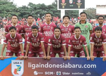 ILUSTRASI: Persijab Jepara foto bersama yang kini mendapatkan empat sponsor baru dari perusahaan lokal. (Instagram Persijap Jepara/Harianmuria.com)