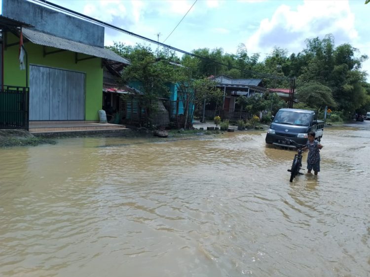 Banjir yang melanda Kabupaten Pati beberapa waktu lalau mendapatkan sorotan dari anggota DPRD Pati Muntamah. (Arif Febriyanto/Harianmuria.com)