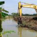 Normalisasi sungai yang ada di Kabupaten Pati. (Arif Febriyanto/Harianmuria.com)