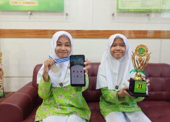 Siswi MTs NU Banat Kudus Raih Juara 2 di Ajang Myres 2022. (Hasyim Asnawi/Harianmuria.com)