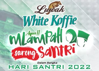 Gebyar Hari Santri Nasional 2022 oleh Luwak White Koffie. (Istimewa/Harianmuria.com)