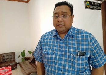 Wakil Ketua I DPRD Pati sekaligus CEO Persipa Pati, Joni Kurnianto saat ditemui belum lama ini. (Arif Febriyanto/Harianmuria.com)