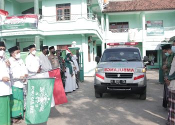 Mobil Layanan umat PCNU Pati. (Arif Febriyanto/Harianmuria.com)
