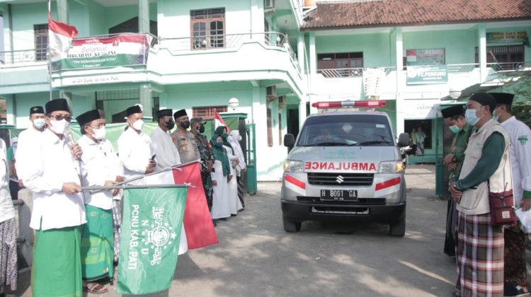 Mobil Layanan umat PCNU Pati. (Arif Febriyanto/Harianmuria.com)