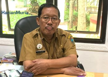 Subkoorditor Destinasi Wisata Disbudpar M Aflah. (Ihza Fajar/Harianmuria.com)