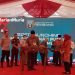 PENANDANDATANGAN: Bupati Rembang Abdul Hafidz melakukan penandatanganan soft lounching Mall Pelayanan Publik (MPP), Selasa (22/11). (R Teguh Wibowo/Harianmuria.com)