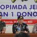 SINERGITAS: Pj Bupati Jepara Edy Supriyanta (tengah) bersama Kapolres Jepara AKBP Warsono (kanan) dan Komandan Kodim Jepara Letkol Inf. Mukhammad Husnur Rofiq (kiri) memberikan materi pelajaran kepada para siswa. (Muslichul Basid/Harianmuria.com)