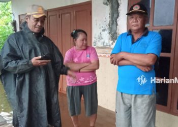 Banjir di kawasan Kecamatan Dukuhseti.(Istimewa/Harianmuria.com)