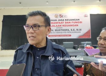 Anggota Dewan Perwakilan Rakyat Republik Indonesia (DPR RI) Komisi XI Musthofa. (Nisa Hafizhotus Syarifa/Harianmuria.com)