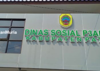 Kantor Dinas Sosial Pemberdayaan Perempuan Perlindungan Anak dan Keluarga Berencana (Dinsos P3AKB) Kabupaten Pati. (Khairul Mishbah/Harianmuria.com)