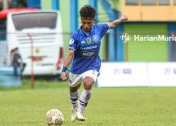 Ilustrasi Pemain Persiku Kudus. (Ihza Fajar/Harianmuria.com)