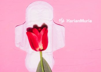 Ilustrasi pembalut bekas darah haid. (Freepik/Harianmuria.com)