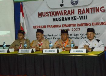 Kwartir Ranting XI.18.10 Dukuhseti gelar musyawarah ranting gerakan pramuka di Gedung KPRI, Dukuhseti.( Istimewa )