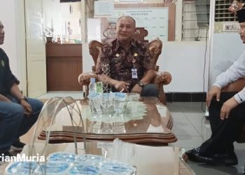 Komisaris Utama Lingkar Media Group beserta Ketua Umum Mantra saat menemui Pj Bupati Pati. (Lingkar Media Group)