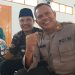 Camat Dukuhseti bersama Kapolsek Dukuhseti setelah melakukan donor darah. (Istimewa/Harianmuria.com)