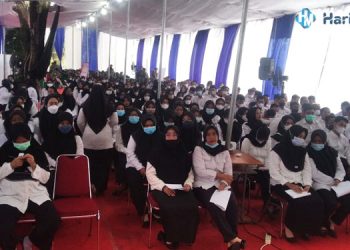 Peserta PPPK Rembang yang mengikuti seleksi kompetensi. (Rendy/Harianmuria.com)