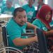Sejumlah penyandang disabilitas saat menjadi peserta pelatihan kewirausahaan yang digagas oleh Dinas Perdagangan Koperasi dan UKM. (Rendy/Harianmuria.com)