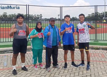 Siswa MAN 1 Pati yang berhasil menyabet medali dalam ajang POPDA Kabupaten Pati 2023. (Istimewa/Harianmuria.com)