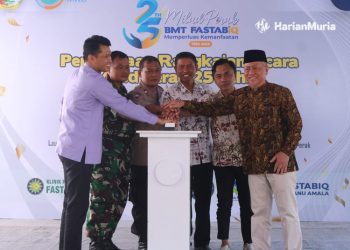 Pembukaan rangakaian acara milad perak ke-25 tahun BMT Fastabiq. (Setyo/Harianmuria.com)