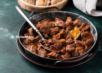 RENDANG: Ilustrasi makanan yang mengandung kolestrol. (Istimewa/Harianmuria.com)