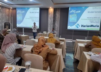 BPJS Kesehatan Cabang Pati melakukan pertemuan dengan Fasilitas Kesehatan Tingkat Pertama se-Kabupaten Rembang, Senin (21/08/2023). (Dok. BPJS Kesehatan/Harianmuria.com)