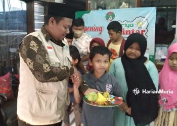 Yayasan Subur Makmur Sejahtera (SMS) membuka Griya Pintar ke-3 di Rumah Bapak Jaenal Anwar, di Jalan Jiwonolo No. 74, Kampung Juwanalan, Kelurahan Pati Kidul, Kecamatan Pati, Kabupaten Pati, Jawa Tengah, pada Minggu, (10/9/2023). (Dok. Harianmuria.com)