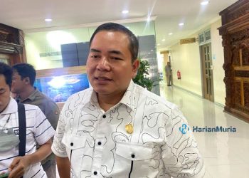 Ketua DPRD Kudus : H. Masan, SE., MM. (Ihza Fajar/Harianmuria.com)