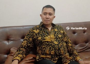 Anggota Komisi D DPRD Pati, Didin Syafruddin saat ditamui wartawan di kantornya belum lama ini. (Arif Febriyanto/Harianmuria.com)