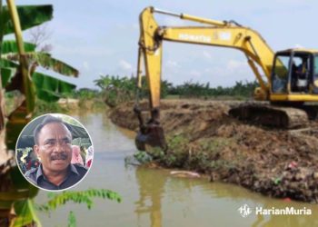Alami Pendangkalan, Suyono Harap Pemerintah Normalisasi Sungai di Pati - Harianmuria Ilustrasi normalisasi sungai di Pati. (Arif Febriyanto/Harianmuria.com)