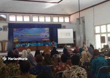 POTRET: Bimbingan Teknis Pengembangan Guru SMP di Dinas Pendidikan dan Kebudayaan (Disdikbud) Kabupaten Pati, pada Kamis, 29 Februari 2024. (Setyo Nugroho/Harianmuria.com)