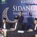Suasana konferensi pers penetapan awal Ramadhan 1445 Hijriah/2024 Masehi di Gedung Kementerian Agama RI, Jakarta, Minggu, 10 Maret 2024. (Antara/Harianmuria.com)
