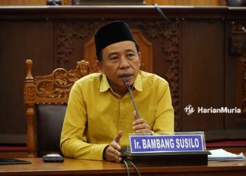 Ketua Komisi A DPRD Pati, Bambang Susilo. (Arif Febriyanto/Harianmuria.com)