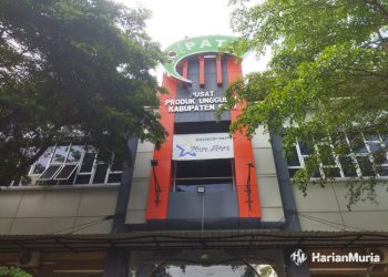 Plaza Pragolo di jalan Pati-Kudus yang sepi pengunjung. (Setyo Nugroho/Harianmuria.com)