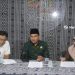 BERTUKAR PENDAPAT: Ketua DPRD Kabupaten Jepara Haizul Ma’arif dalam Dialog Interaktif Tamansari Menyapa dengan tema “Meningkatkan Kualitas Pendidikan dan Upaya Mengentaskan Anak Putus Sekolah”. Kegiatan diadakan di Radio R-Lisa FM Jepara, Kamis (2/5/2024). (Tomi Budianto/Harianmuria.com)