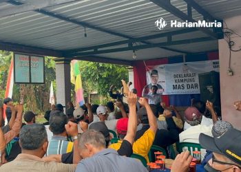 DEKLARASI: Warga Desa Gabugan, Kecamatan Tanon, Kabupaten Sragen mendeklarasikan dukungan untuk Sudaryono sebagai bakal calon gubernur Jawa Tengah pada Minggu, 26 Mei 2024. (Partai Gerindra/Harianmuria.com)
