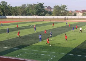 Fun Match Persipa vs Timnas Legend di Stadion Joyokusumo Pati, Minggu, 28 Juli 2024. (Arif Febriyanto/Harianmuria.com)