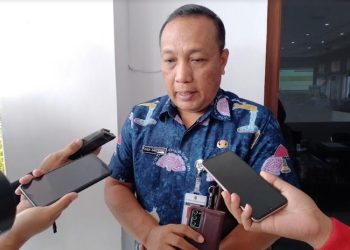Kepala Disdagperin Pati, Hadi Santoso saat diwawancara, Jumat, 5 Juli 2024. (Arif Febriyanto/Harianmuria.com)