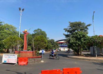 Telan Anggaran Rp 1,9 Miliar, Proyek LPJU Balai Jagong Kudus Hampir Rampung