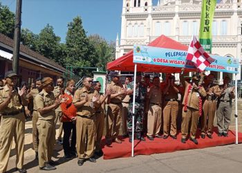 Penetapan desa wisata di Desa Soneyan, Kecamatan Margoyoso, Kabupaten Pati baru-baru ini. (Setyo Nugroho/Harianmuria.com)