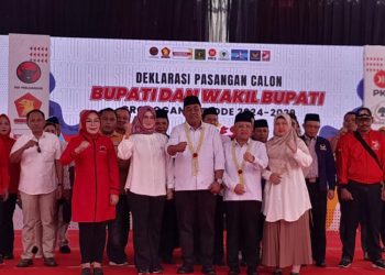 Kantongi Dukungan 9 Parpol, Setyo Hadi-Sugeng Prasetyo Resmi Daftar ke KPU Grobogan