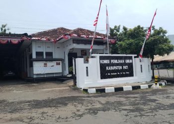 Kantor KPU Kabupaten Pati. (Arif Febriyanto/Harianmuria.com)