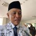 Ketua PGRI Kabupaten Kudus, Ahadi Setiawan saat diwawancara wartawan belum lama ini. (Nisa Hafizhotus S/Harianmuria.com)