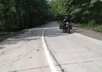 Ruas jalan Randublatung-Getas yang sempat dibangun dengan anggaran Inpres. (Hanafi/Harianmuria.com)