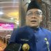 Penjabat (Pj) Bupati Kudus, Muhammad Hasan Chabibie seusai rapat paripurna di Gedung DPRD Kudus, Jumat, 29 November 2024. (Mohammad Fahtur Rohman/Harianmuria.com)