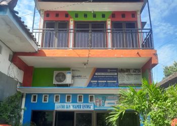Suasana Kantor BKM Makmur Sentosa Kelurahan Cepu, Kabupaten Blora, yang sedang diterpa kasus korupsi, baru-baru ini.